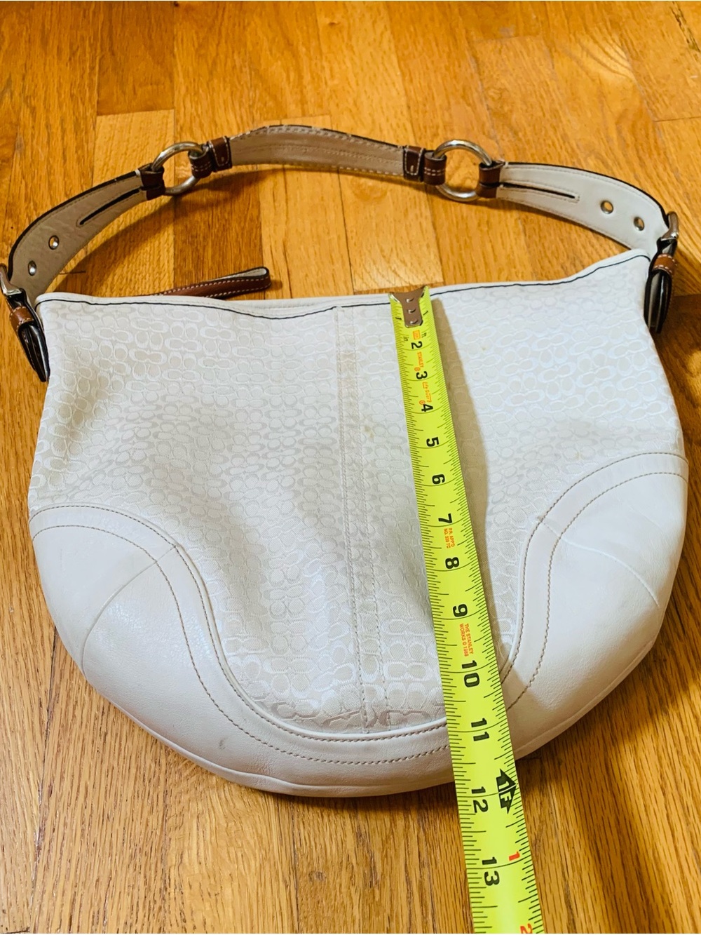 Vintage Coach Signature Jacquard Ergo Hobo Bag and Matching Wallet Set EUC - Picture 3 of 13
